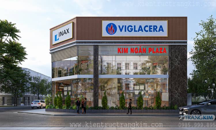 Thiết kế kiến trúc showroom vật liệu xây dựng 4