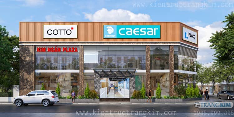 Thiết kế kiến trúc showroom vật liệu xây dựng 5