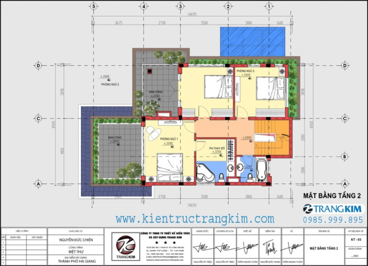 Phân tích mặt bằng mẫu biệt thự tích hợp spa & vườn thiền 2