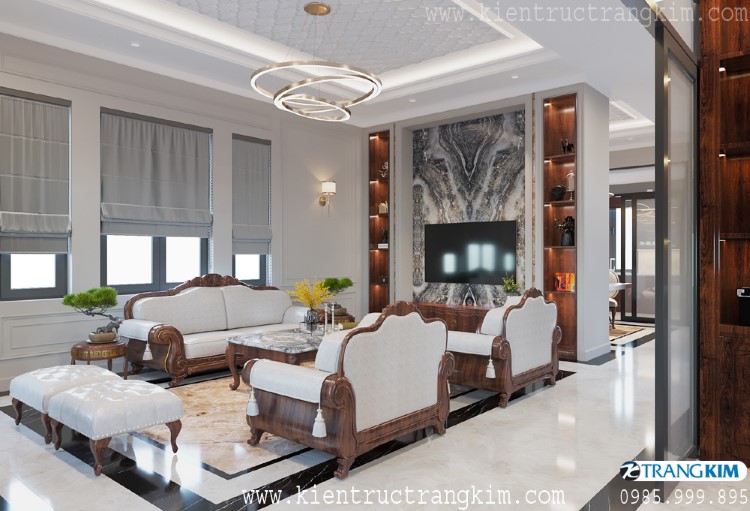 Nội thất phòng khách + ăn + bếp 2 Nội thất phòng khách, bếp, ăn