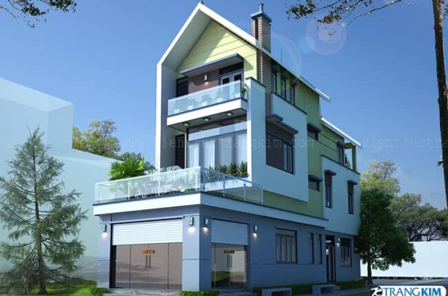 Phối cảnh kiến trúc căn nhà