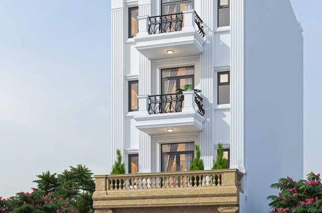 Hình ảnh phối cảnh nhà ống