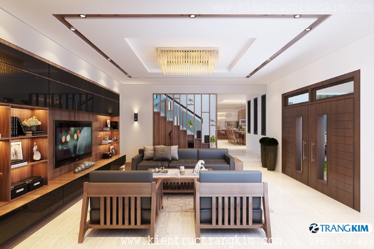 Hình ảnh phối cảnh thiết kế nội thất 4 Nội thất phòng khách