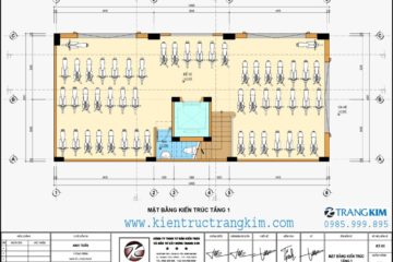 mặt bằng tầng 1 để xe