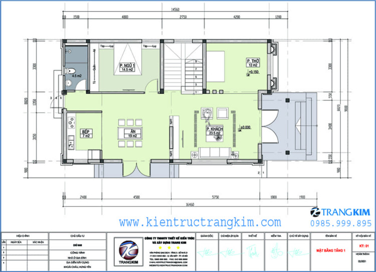 Mặt bằng thiết kế tầng 1 1 mặt bằng kiến trúc tầng 1