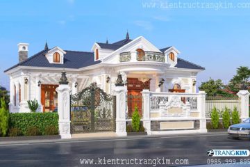 Biệt thự nhà vườn 1 tầng tân cổ điển