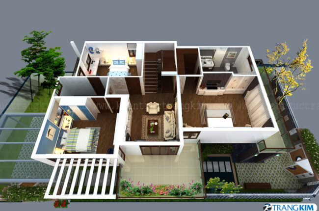 Phối cảnh mặ bằng tổng thể