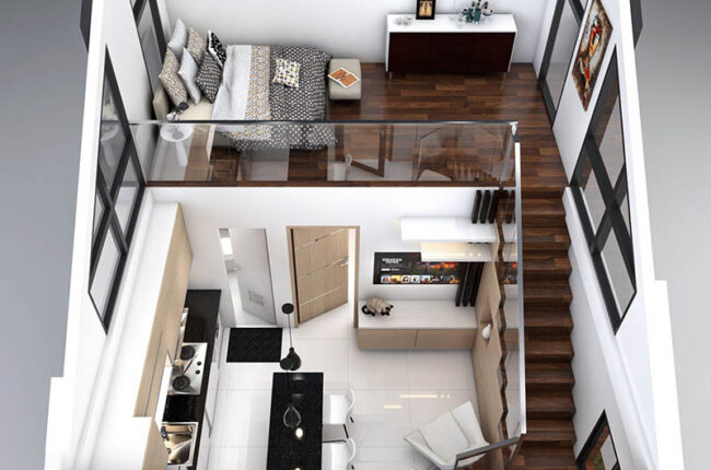 Thiết kế nội thất nhà trọ cho thuê