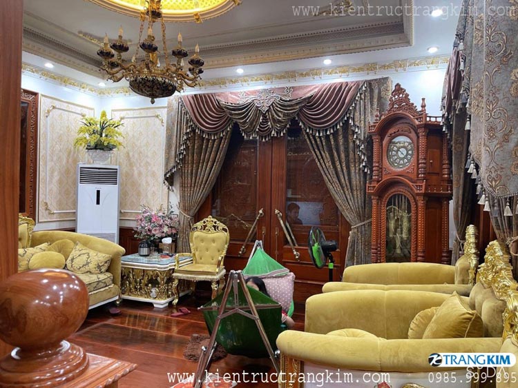 Hình ảnh nội thất thực tế biệt thự tân cổ điển 6 Hình ảnh nội thất thực tế biệt thự tân cổ điển