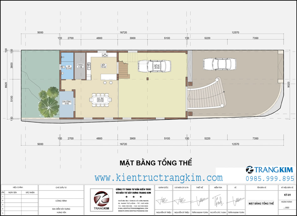 Mặt bằng định vị công trình 1 Mặt bằng tổng thể công trình