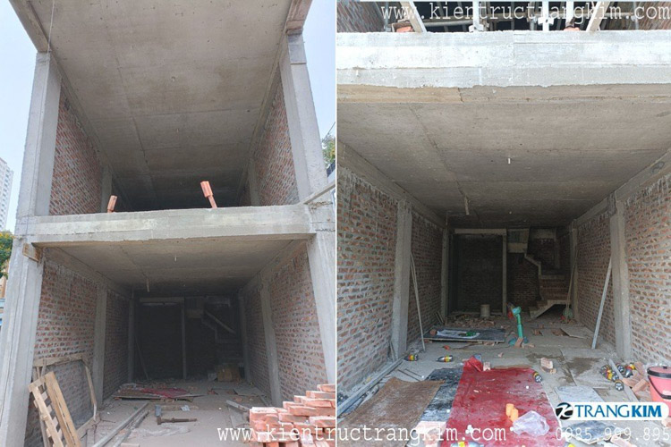 Hình ảnh về Thi công nhà ống 5 tầng 1 lửng 1 tum mặt tiền 3.8m 5 Hình ảnh thi công 5