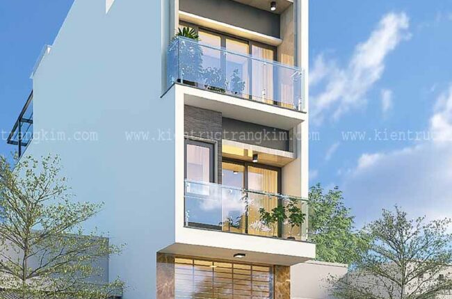 nhà ống 4 tầng 4m mặt tiền có tầng lửng