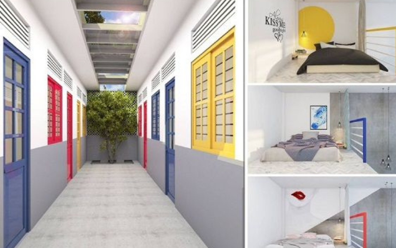 Mẫu 7: Nhà trọ kết hợp ở và cho thuê 1