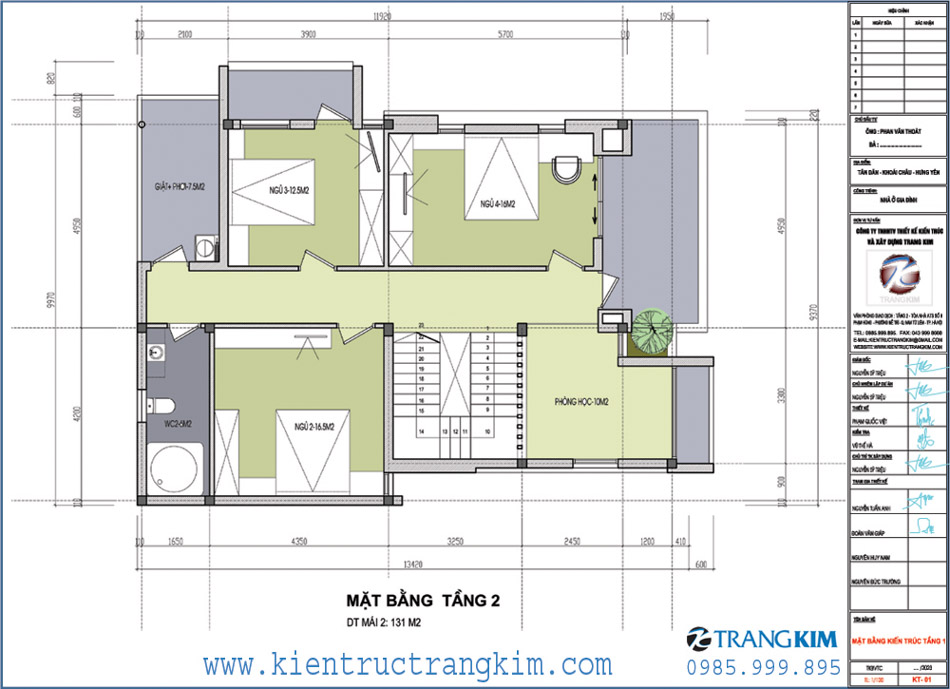 Mặt bằng tầng 1