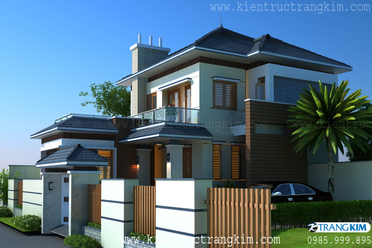 Kinh nghiệm thiết kế biệt thự mái Nhật 2 tầng 7 Kinh nghiệm thiết kế biệt thự mái Nhật 2 tầng 7