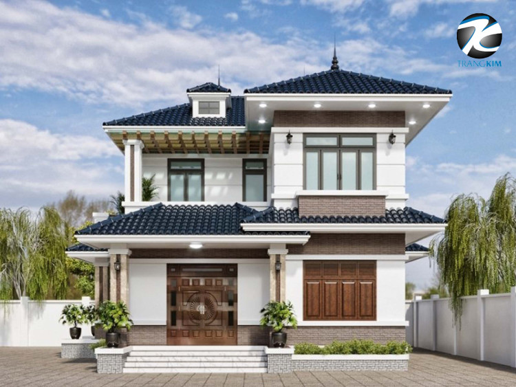 Chất liệu sử dụng chủ yếu trong thiết kế biệt thự mái Nhật 1 Chất liệu sử dụng chủ yếu trong thiết kế biệt thự mái Nhật 1