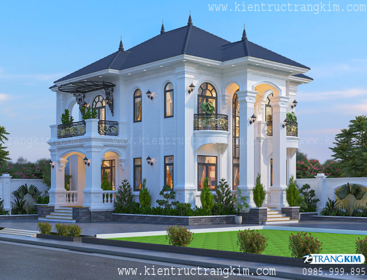 Biệt thự mái Nhật 2 tầng được thiết kế với không gian sống mở 1 Biệt thự mái Nhật 2 tầng được thiết kế với không gian sống mở 1