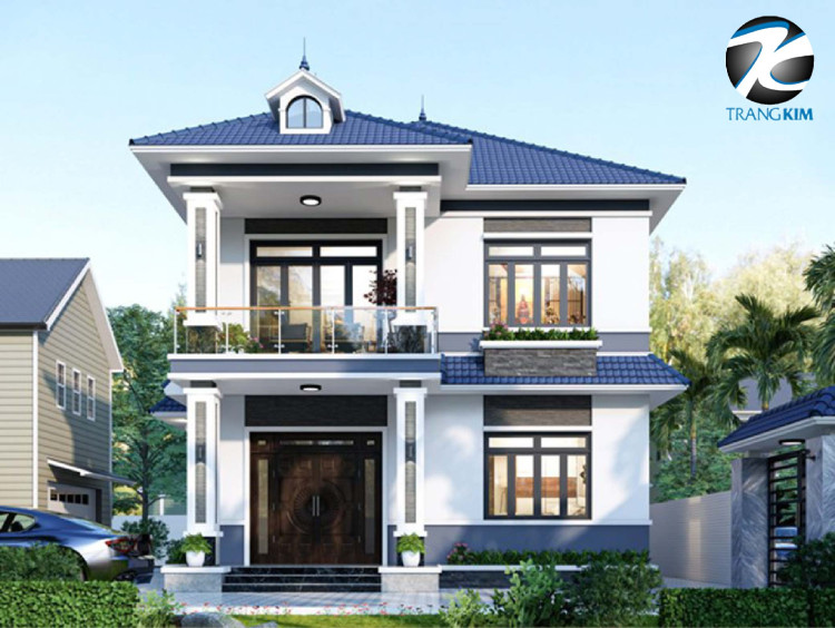 Sự cân bằng về ánh sáng trong biệt thự 2 tầng mái Nhật 1 Sự cân bằng về ánh sáng trong biệt thự 2 tầng mái Nhật 1