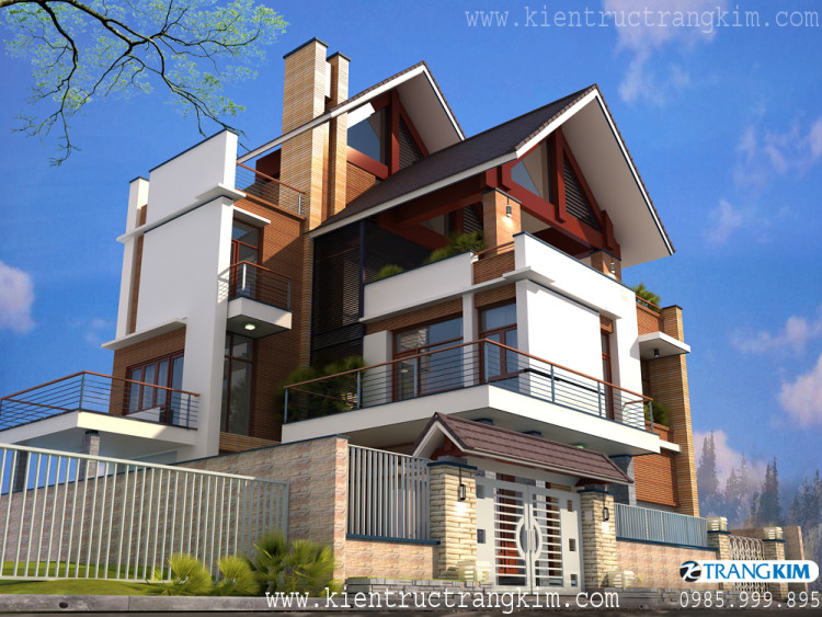 Phong cách thiết kế biệt thự mái Thái 3 tầng là gì? Ưu điểm của biệt thự mái Thái 1 Phong cách thiết kế biệt thự mái Thái 3 tầng là gì? Ưu điểm của biệt thự mái Thái 1