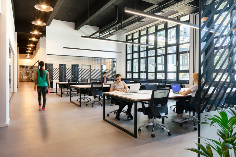 Thiết kế không gian văn phòng cho thuê 1 Thiết kế không gian văn phòng cho thuê 1