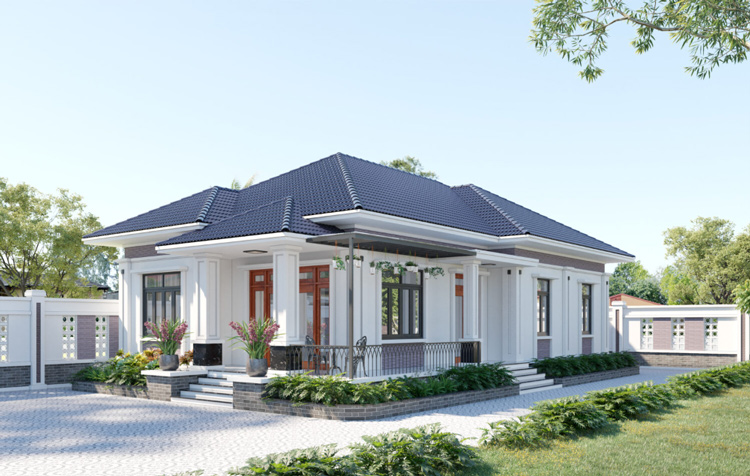 Biệt thự nhà vườn mái Thái phù hợp với các phong cách kiến trúc 1 Biệt thự nhà vườn mái Thái phù hợp với các phong cách kiến trúc 1