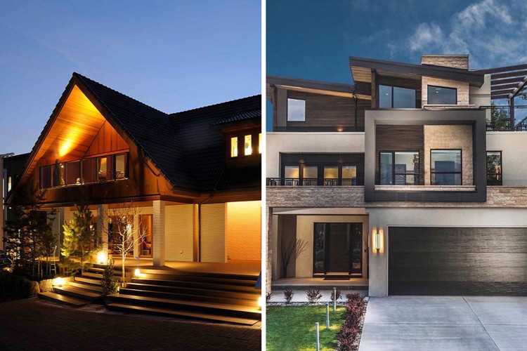 Sự khác biệt giữa thiết kế biệt thự hiện đại và lối thiết kế truyền thống 1