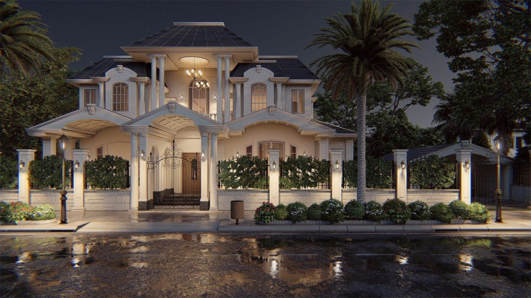 Thiết kế biệt thự tân cổ điển - Sự hòa quyện giữa cổ điển và hiện đại 1