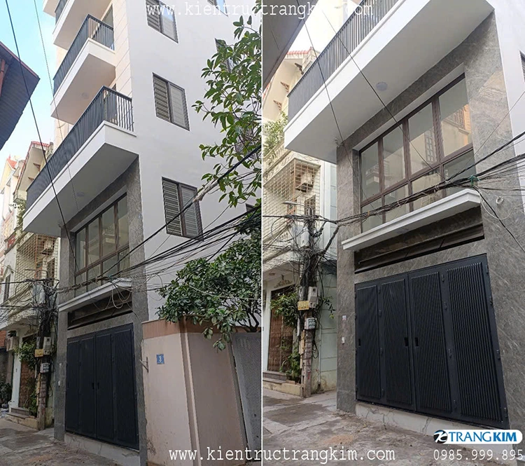 ảnh thực tế thi công nhà ống