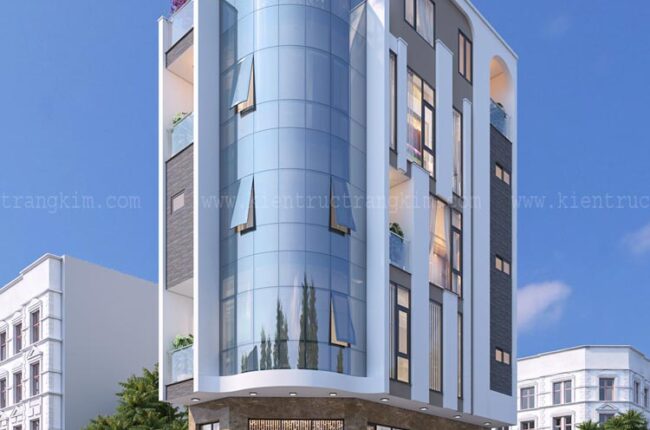 Mẫu nhà trọ cao t ầng phong cách hiện đại