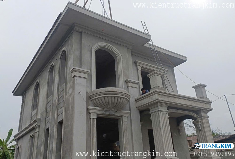 Hình ảnh thi công công trình 4 hình ảnh thực tế biệt thự trong quá trình thi công