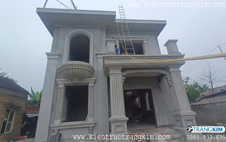 Hình ảnh thi công công trình 5 hình ảnh thực tế biệt thự trong quá trình thi công