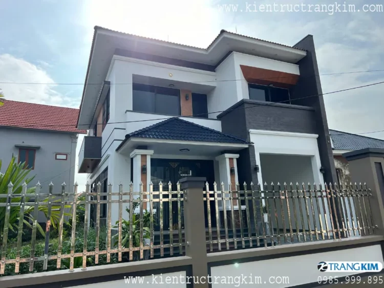 Hình ảnh thực tế biệt thự sau khi hoàn thiện 2