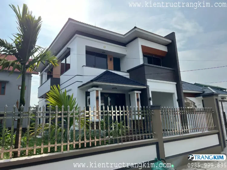 Hình ảnh thực tế biệt thự sau khi hoàn thiện 3