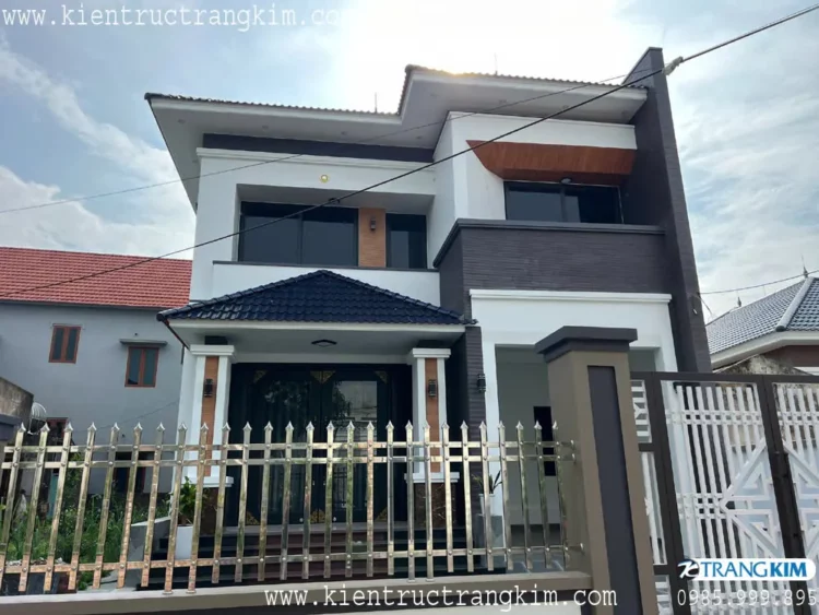 Hình ảnh thực tế biệt thự sau khi hoàn thiện 1