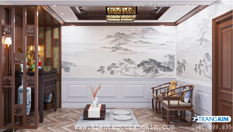 Kích thước, bố cục phòng thờ 1 Kích thước đảm bảo cho việc thờ cúng