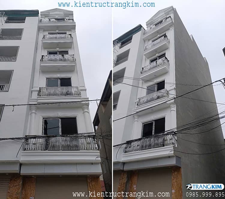 Hình ảnh nhà ống quá trình thi công thực tế 7