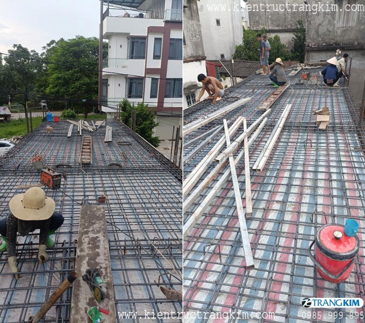 Hình ảnh nhà ống quá trình thi công thực tế 1