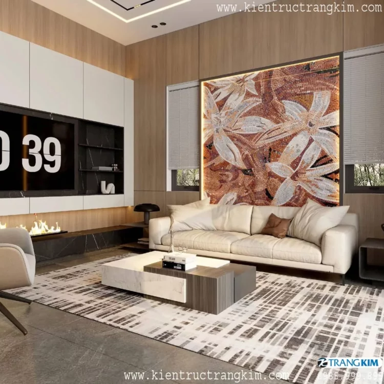 Nội thất phòng khách và bếp 1 Nội thất phòng khách và bếp 1