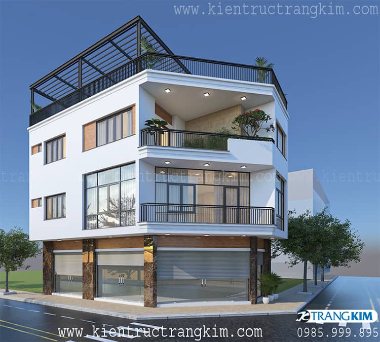 Không gian phòng khách và bếp 1