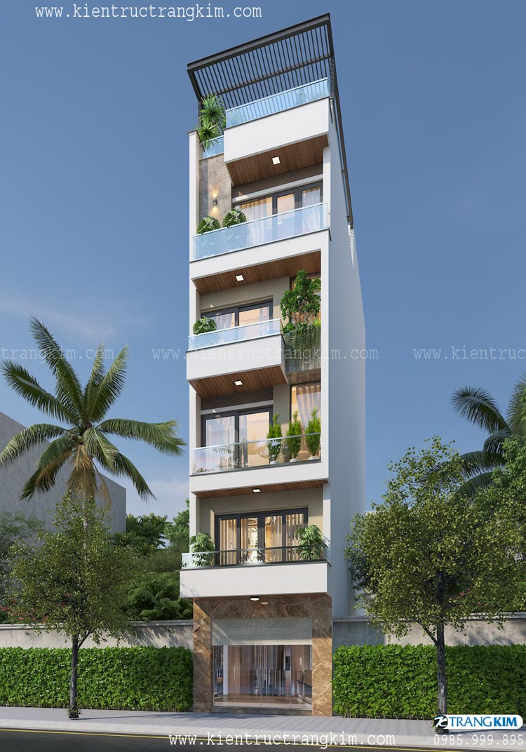 Thiết kế nhà ống kết hợp kinh doanh