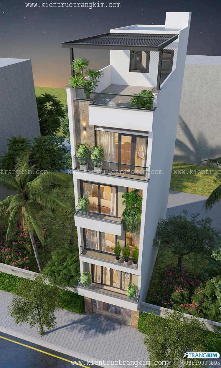 Thiết kế nhà ống kết hợp kinh doanh