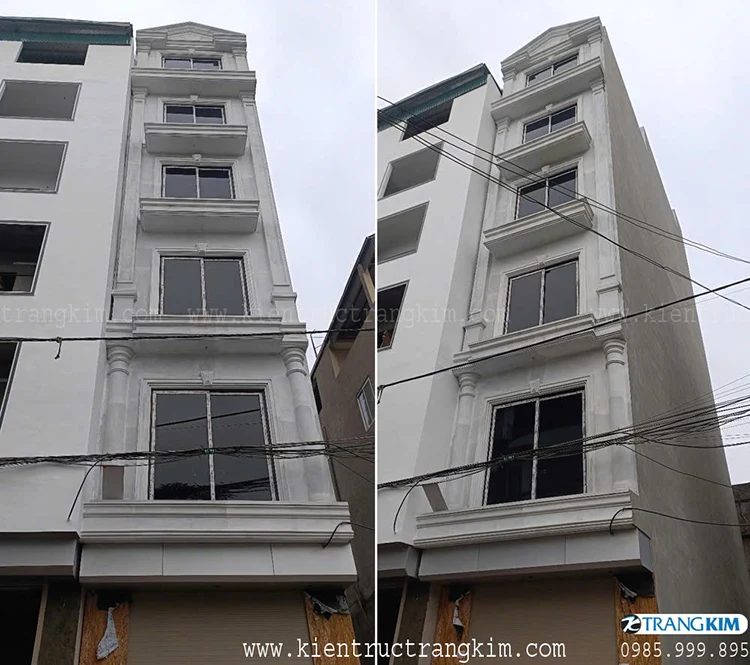 Hình ảnh nhà ống quá trình thi công thực tế 6