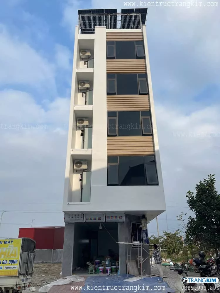 Hình ảnh thi công nhà nghỉ 4 tầng 1 tum 11