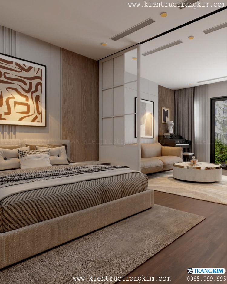 Nội thất phòng ngủ bố mẹ tầng 4 2 Nội thất phòng ngủ bố mẹ tầng 4 2