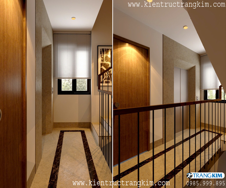 Thiết kế nội thất sảnh thang máy + thang bộ 4 Thiết kế nội thất sảnh thang máy + thang bộ 4