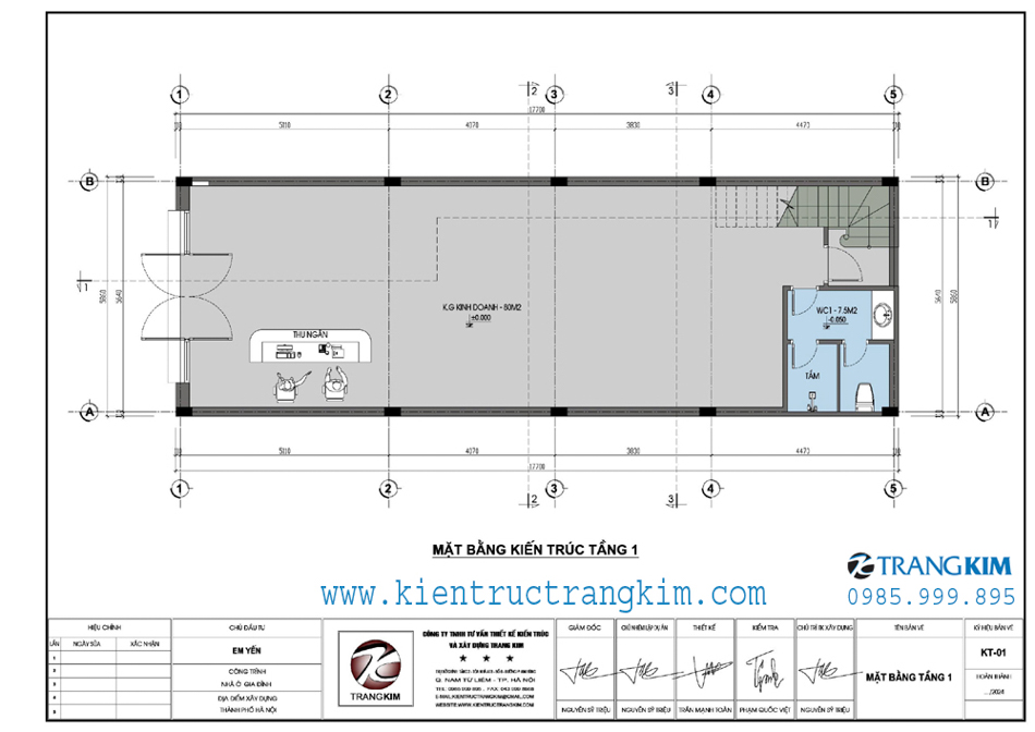 Mặt bằng tầng 2