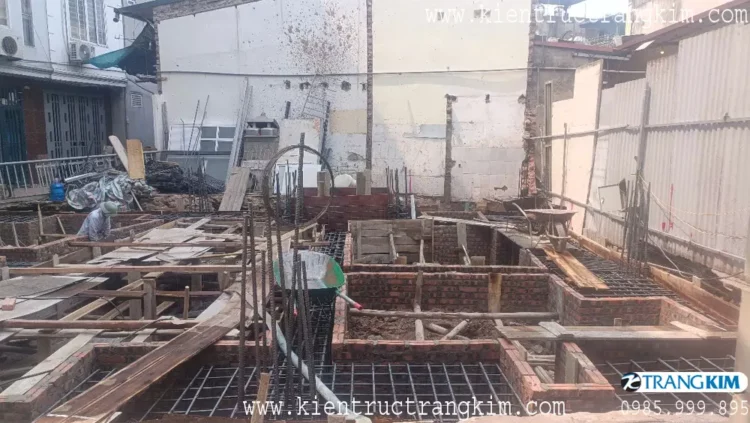 Hình ảnh công trình trong quá trình thi công 1