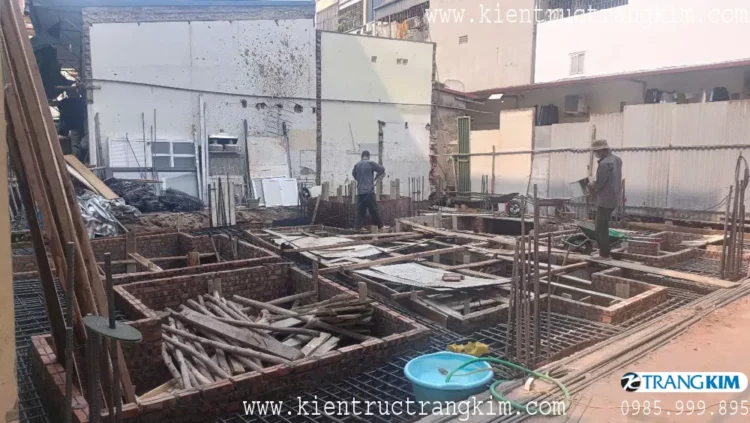 Hình ảnh công trình trong quá trình thi công 2