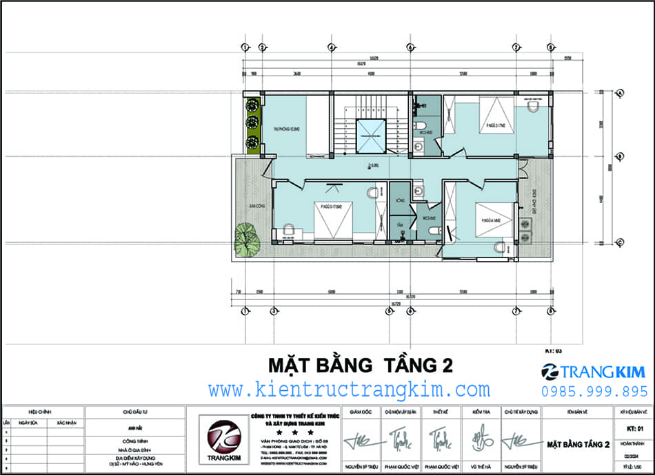 Mặt bằng tầng 1