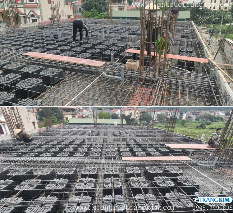 Hình ảnh quá trình thi công xây dựng phần thô 1